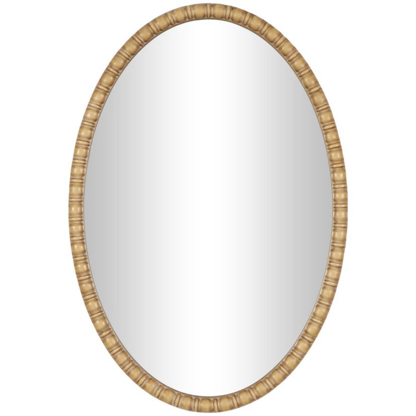 Bohemian Wooden Wall Mirror