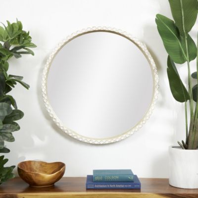 Farmhouse Mango Wood Wall Mirror