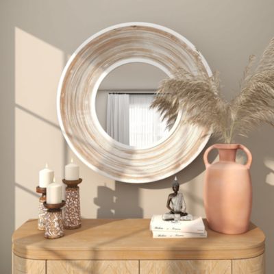 Modern Wooden Wall Mirror