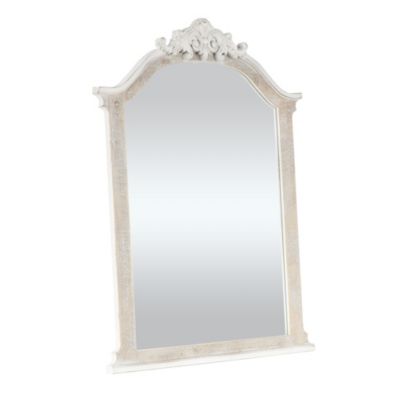 French Country Wooden Wall Mirror