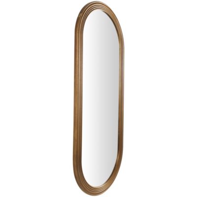 Contemporary Wooden Wall Mirror