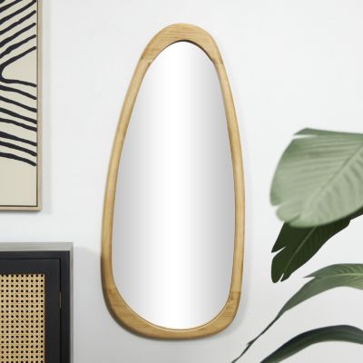 Modern Wood Wall Mirror