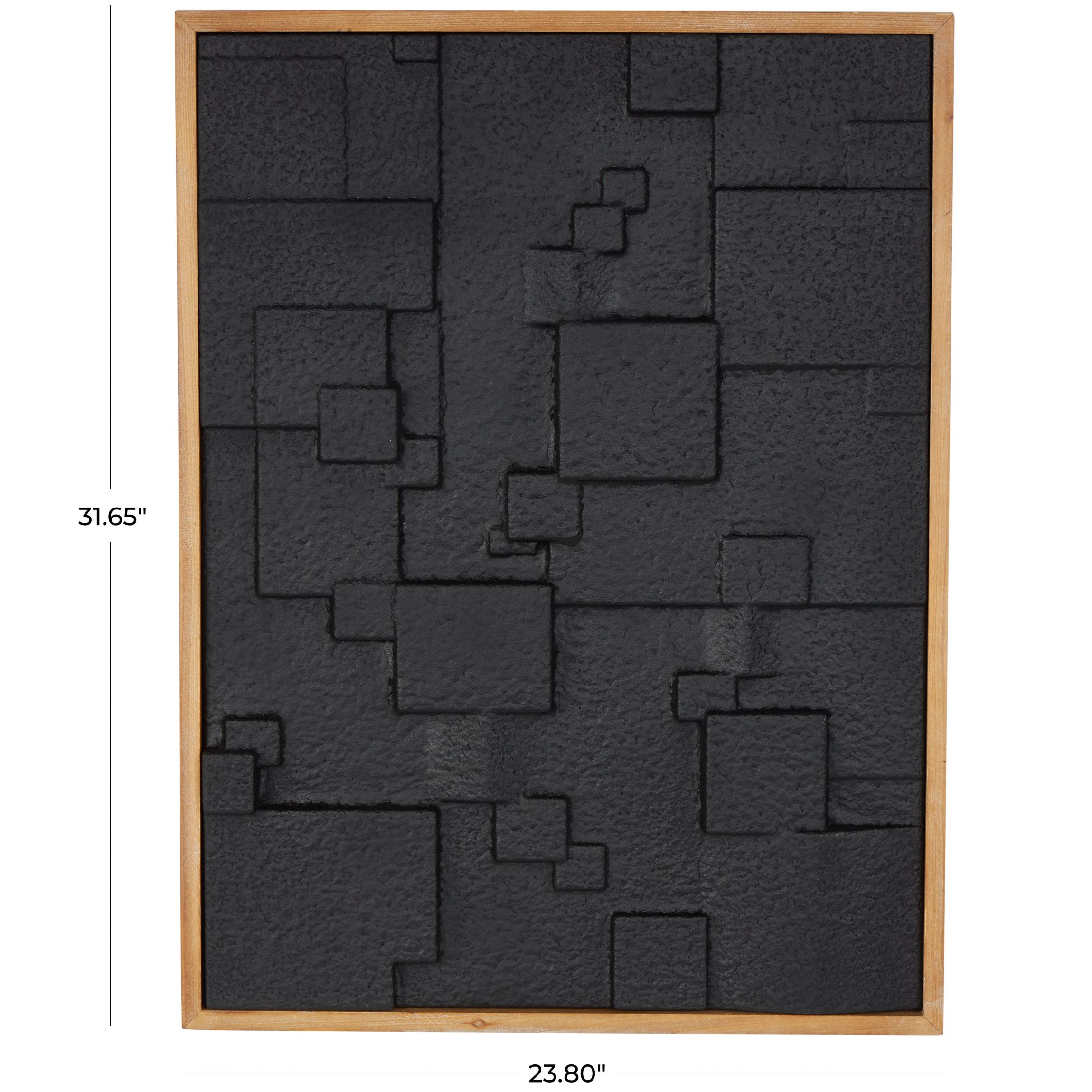 Modern Wood Framed Wall Art