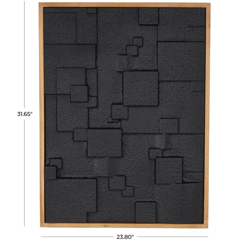 Modern Wood Framed Wall Art