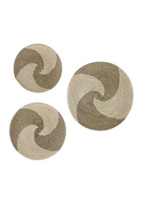 Bohemian Seagrass Wall Decor - Set of 3