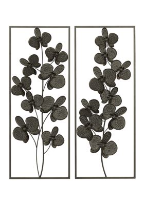 Contemporary Metal Wall Decor - Set of 2