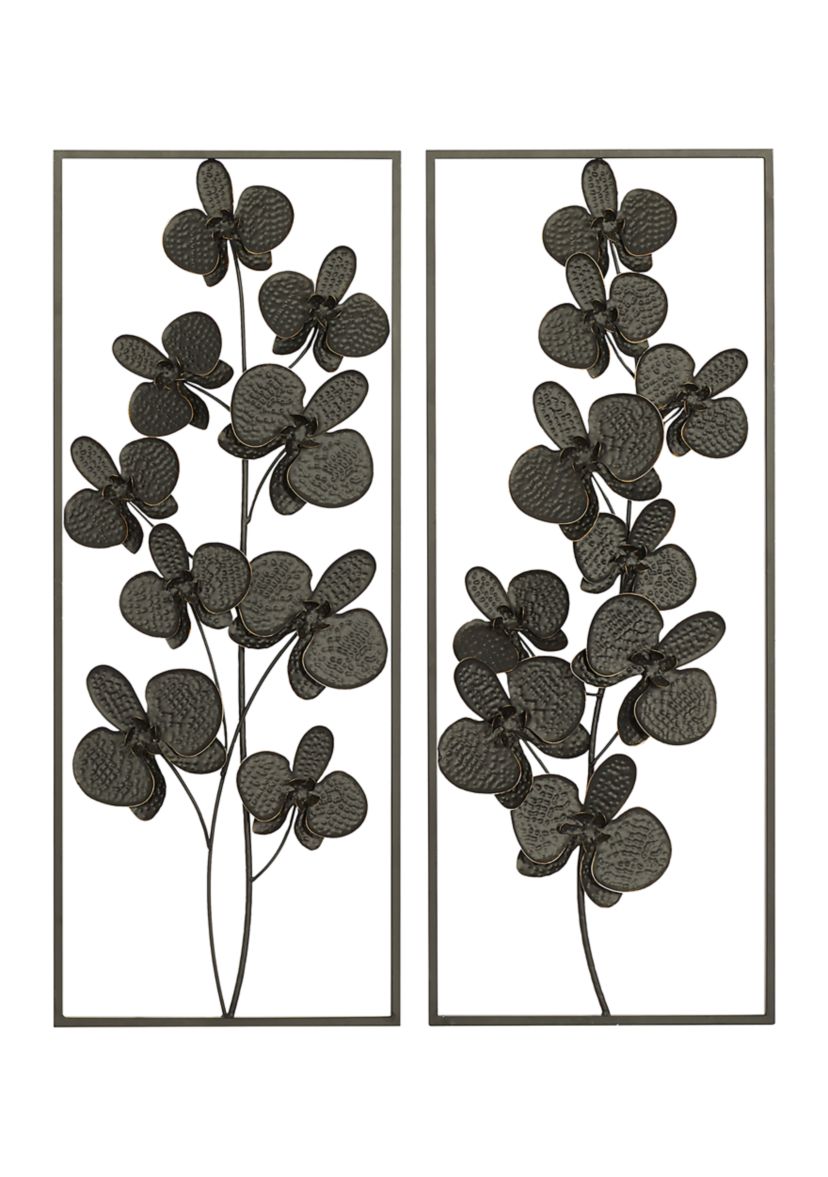 Contemporary Metal Wall Decor - Set of 2