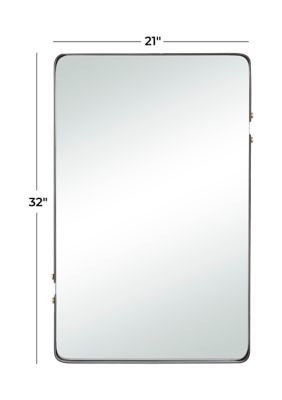 Contemporary Metal Wall Mirror