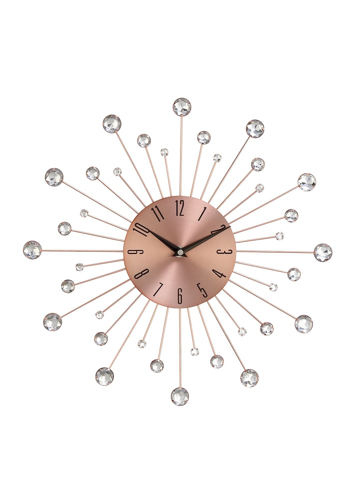 Glam Metal Wall Clock