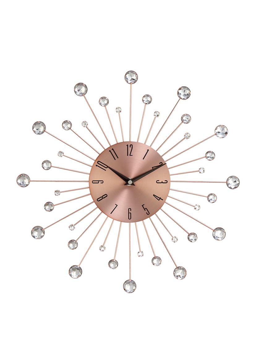 Glam Metal Wall Clock