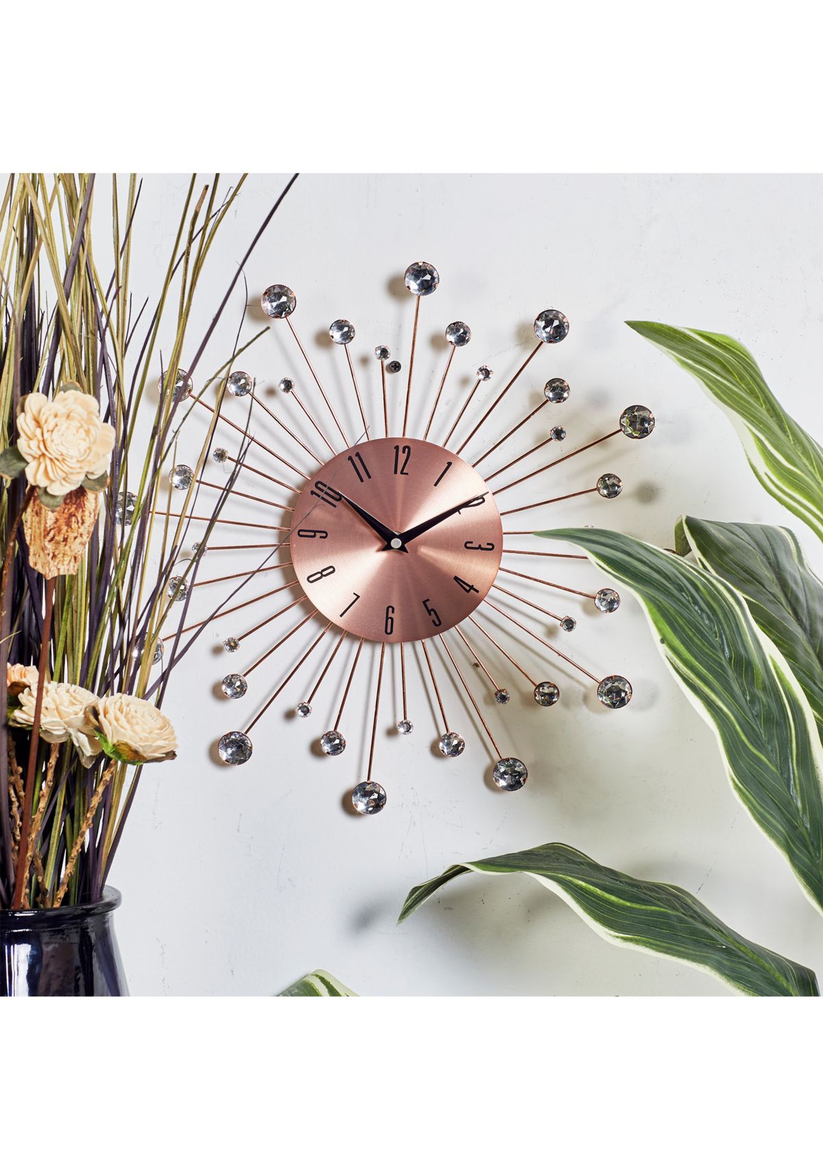 Glam Metal Wall Clock
