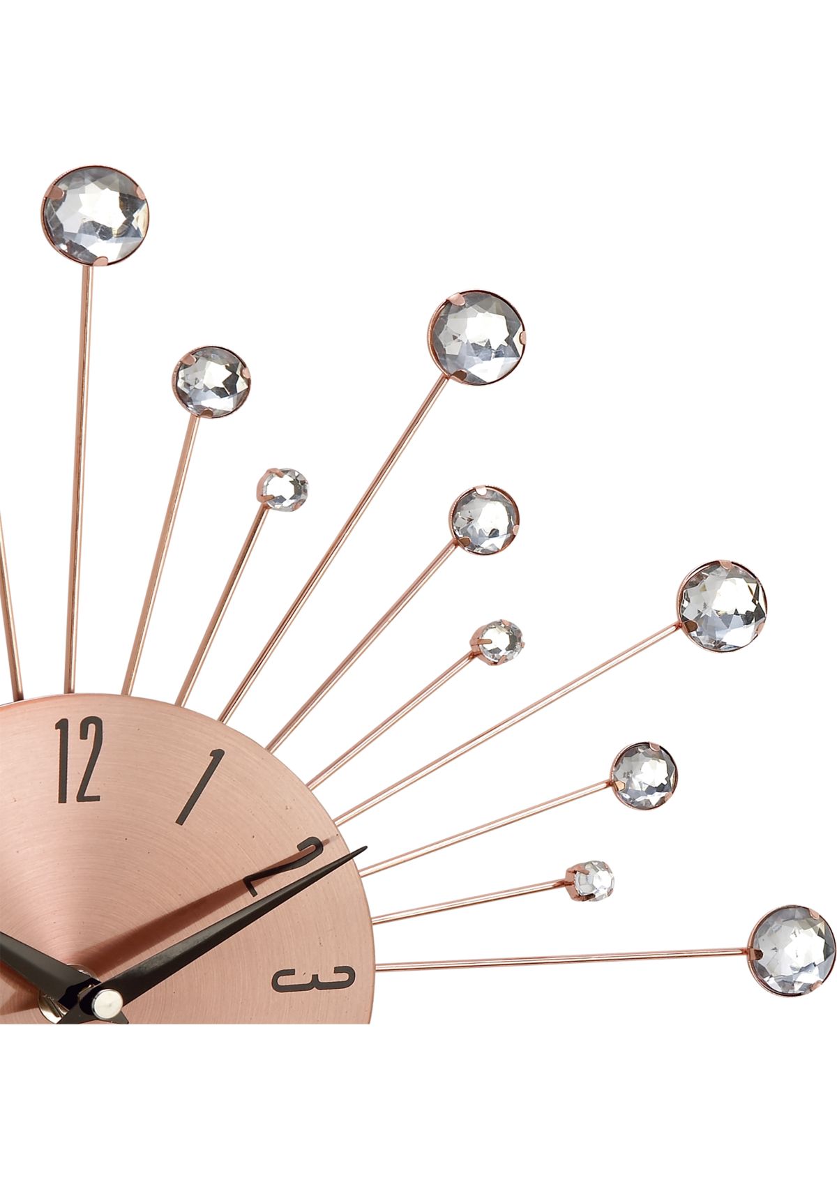 Glam Metal Wall Clock