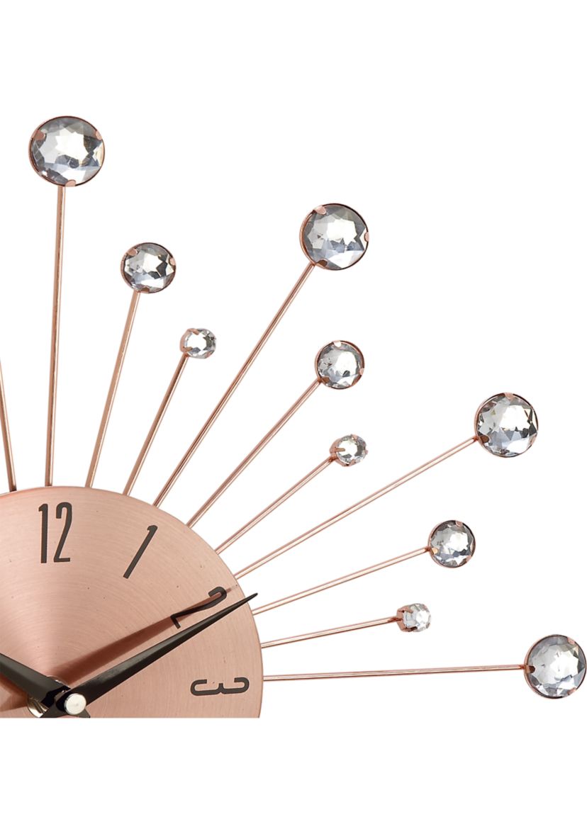 Glam Metal Wall Clock