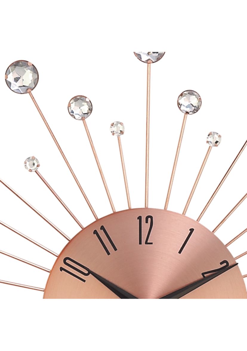 Glam Metal Wall Clock