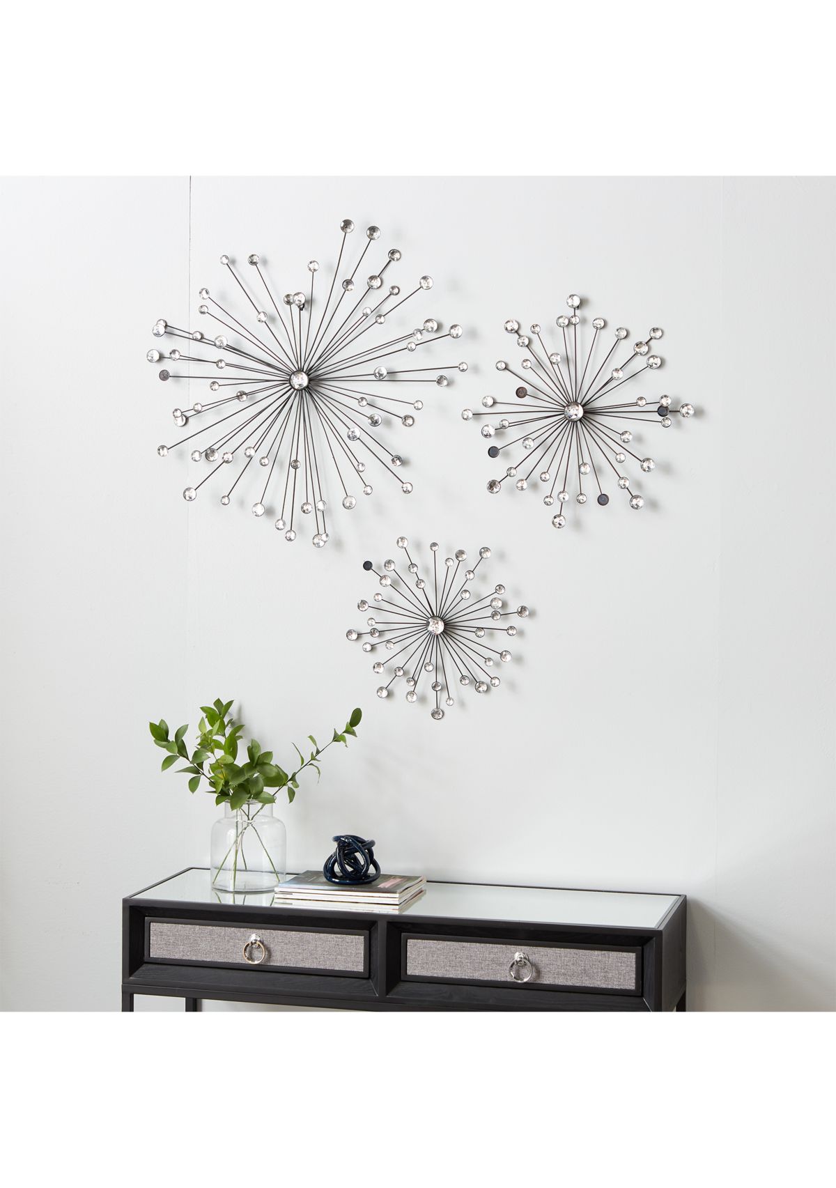 Glam Metal Wall Decor - Set of 3