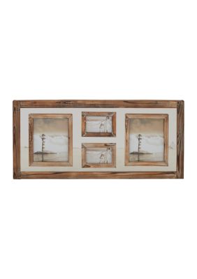 Monroe Lane Vintage Wood Wall Photo Frame, Brown