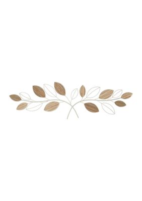 Monroe Lane Modern Farmhouse Wooden Wall Decor - Set of 2, Gold