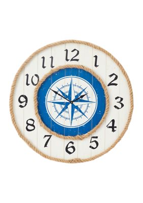 Nautical Wooden Wall Clock