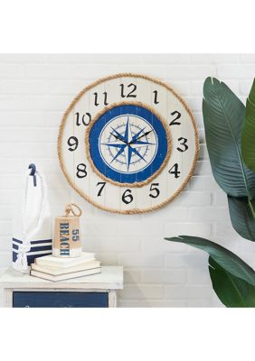 Nautical Wooden Wall Clock