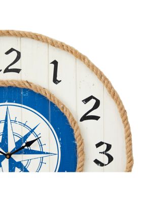 Nautical Wooden Wall Clock