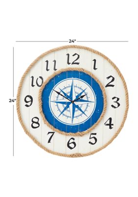 Nautical Wooden Wall Clock