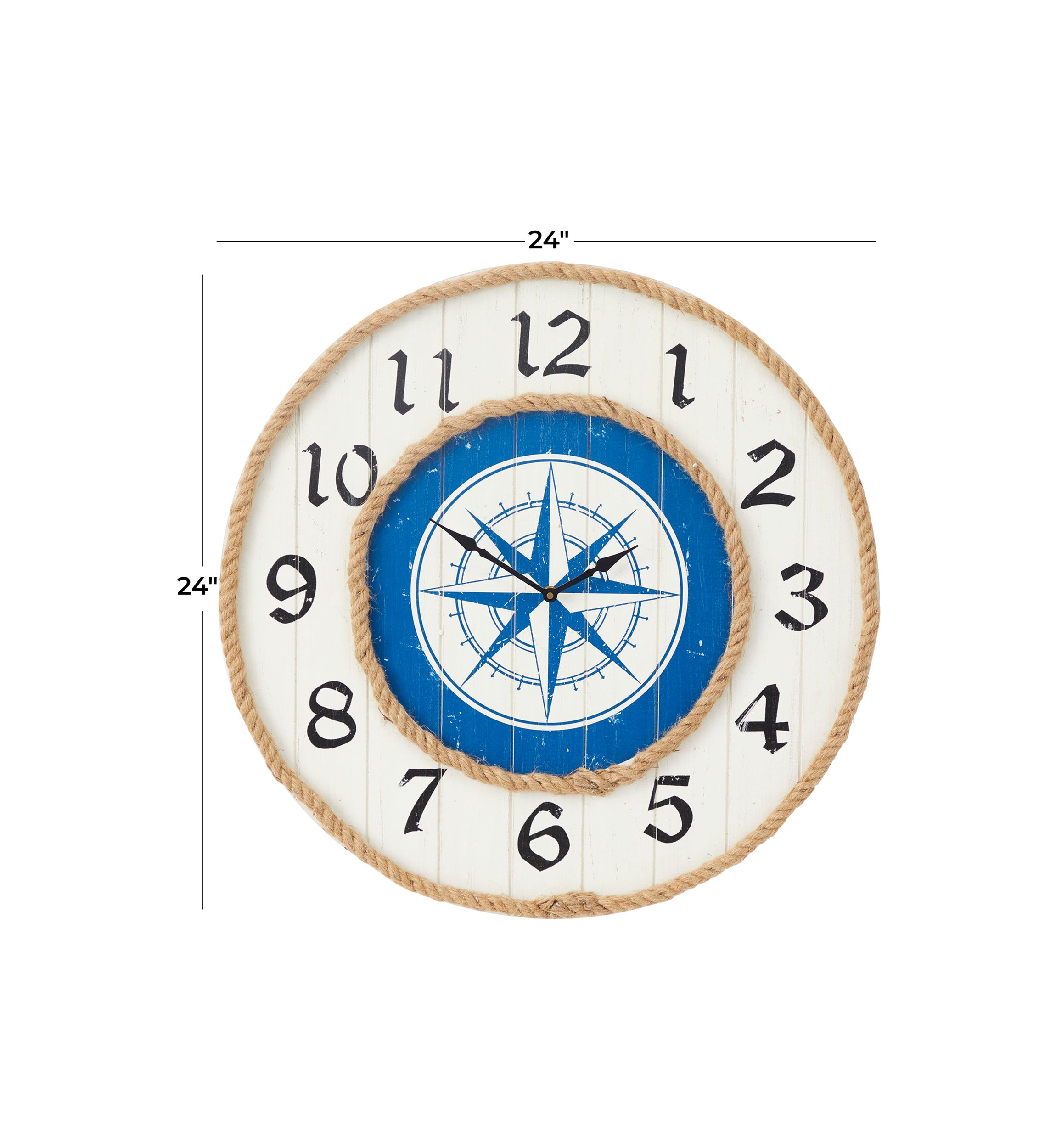 Nautical Wooden Wall Clock