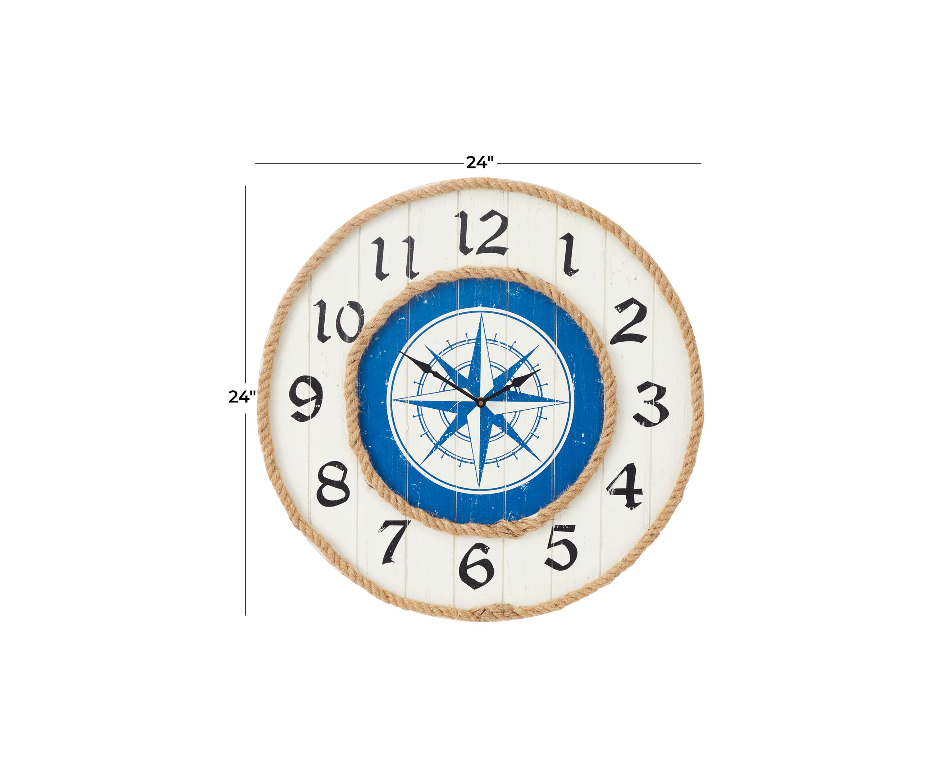 Nautical Wooden Wall Clock