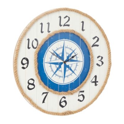 Nautical Wooden Wall Clock