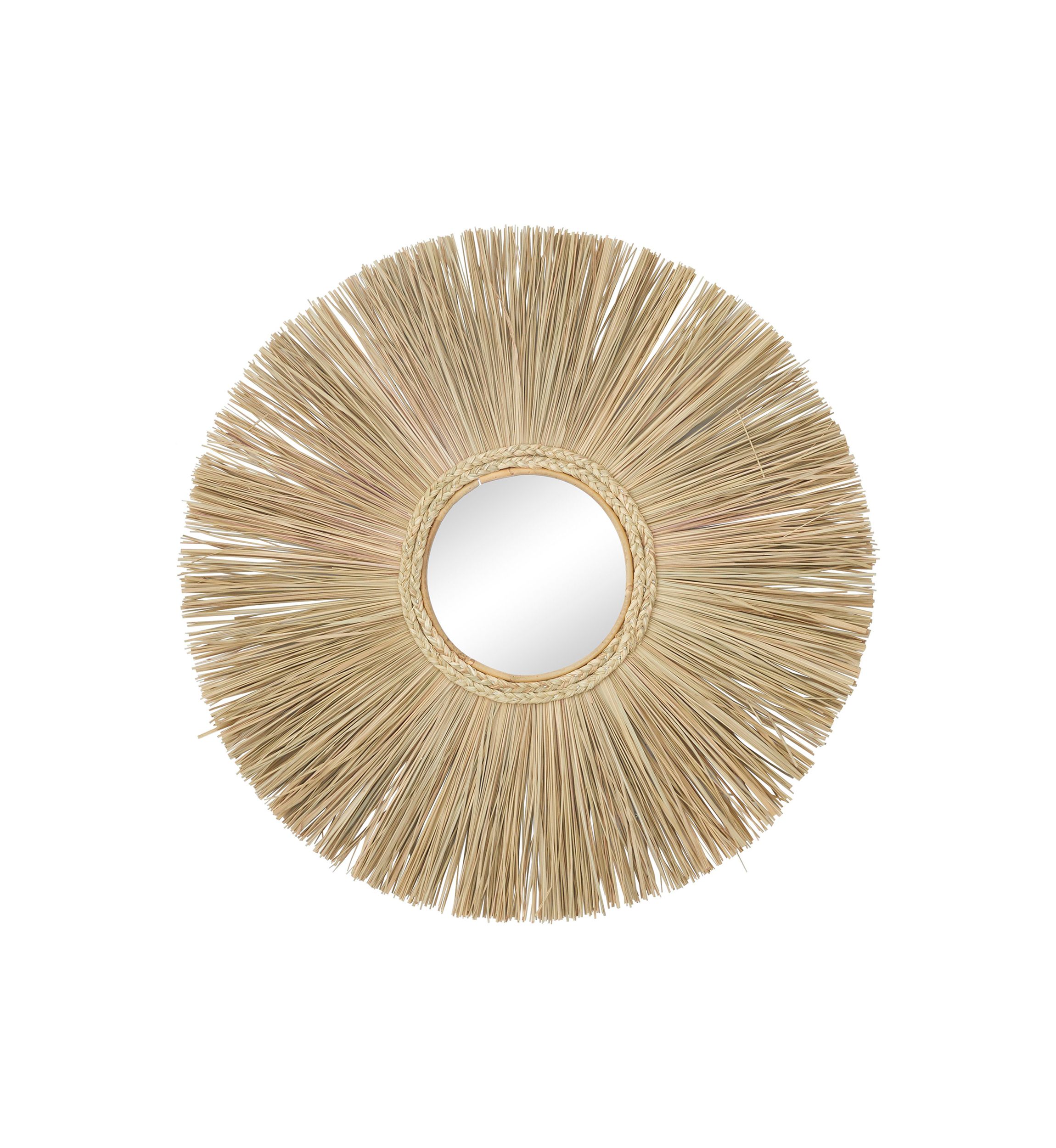 Bohemian Wood Wall Mirror