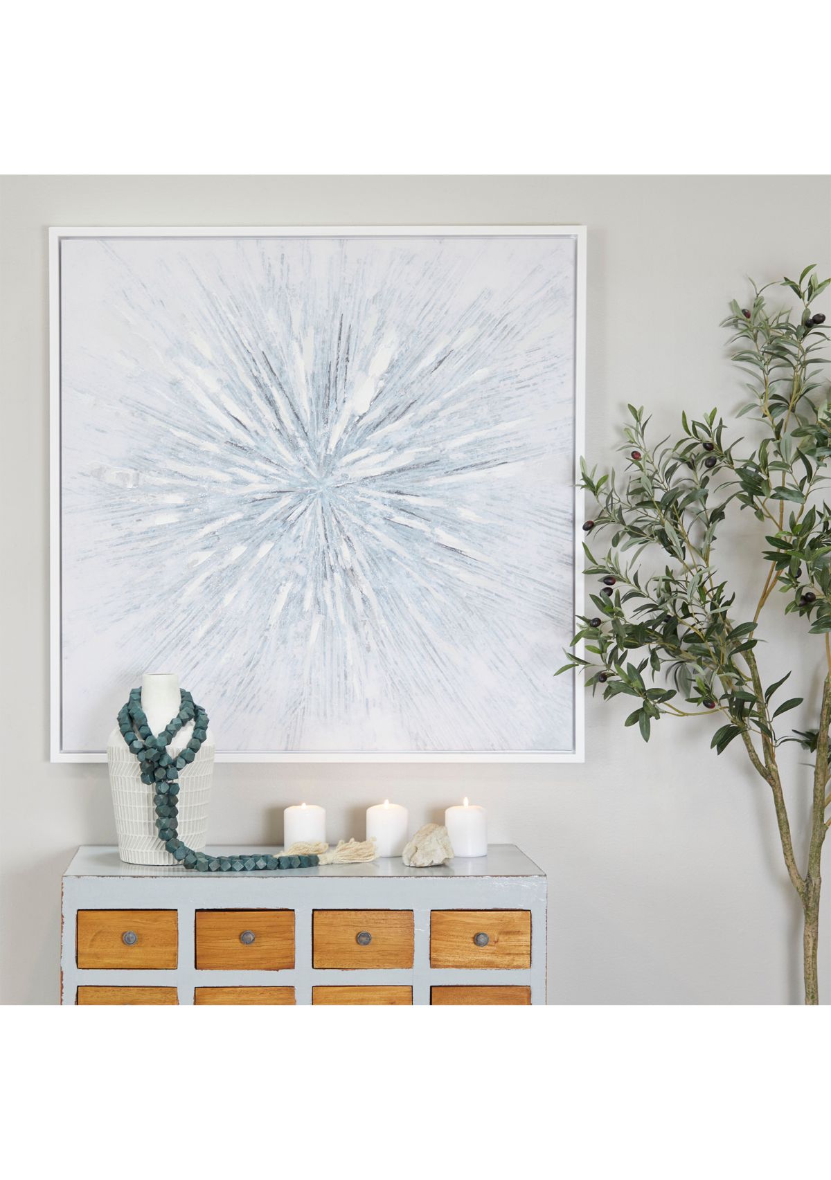 Glam Canvas Framed Wall Art