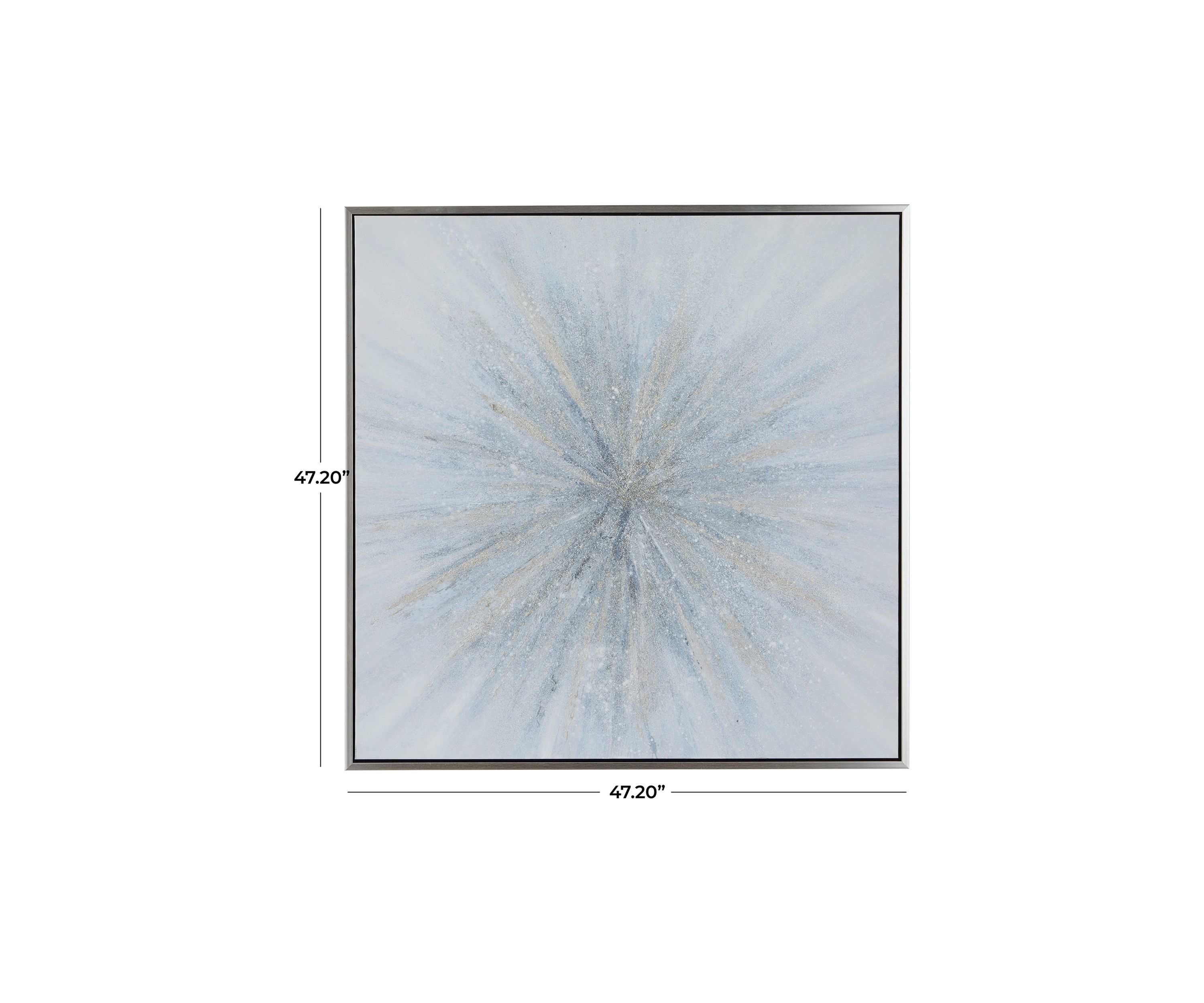 Glam Canvas Framed Wall Art