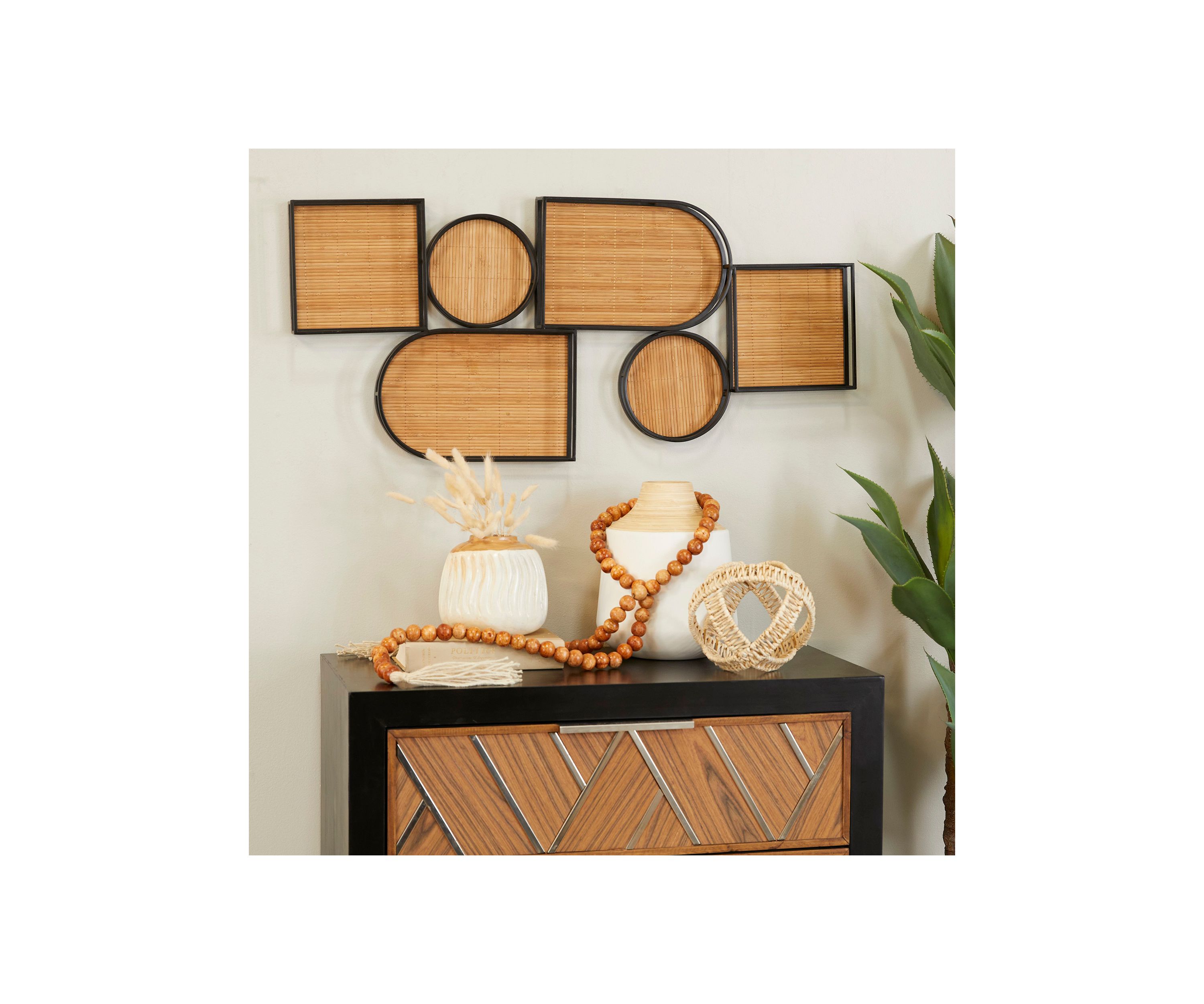 Modern Bamboo Wall Decor