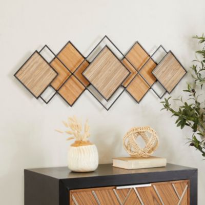 Modern Bamboo Wood Wall Decor