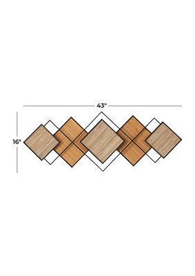 Modern Bamboo Wood Wall Decor