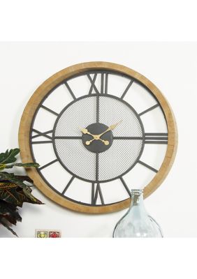 Vintage Wooden Wall Clock