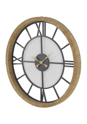 Vintage Wooden Wall Clock