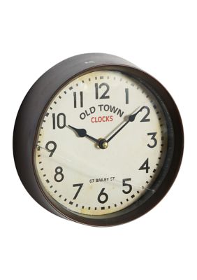 Traditional Metal Wall Clock - Set of 3