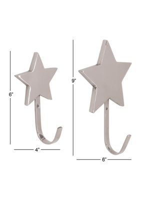 Stainless Steel Glam Wall Hook - Set of 2