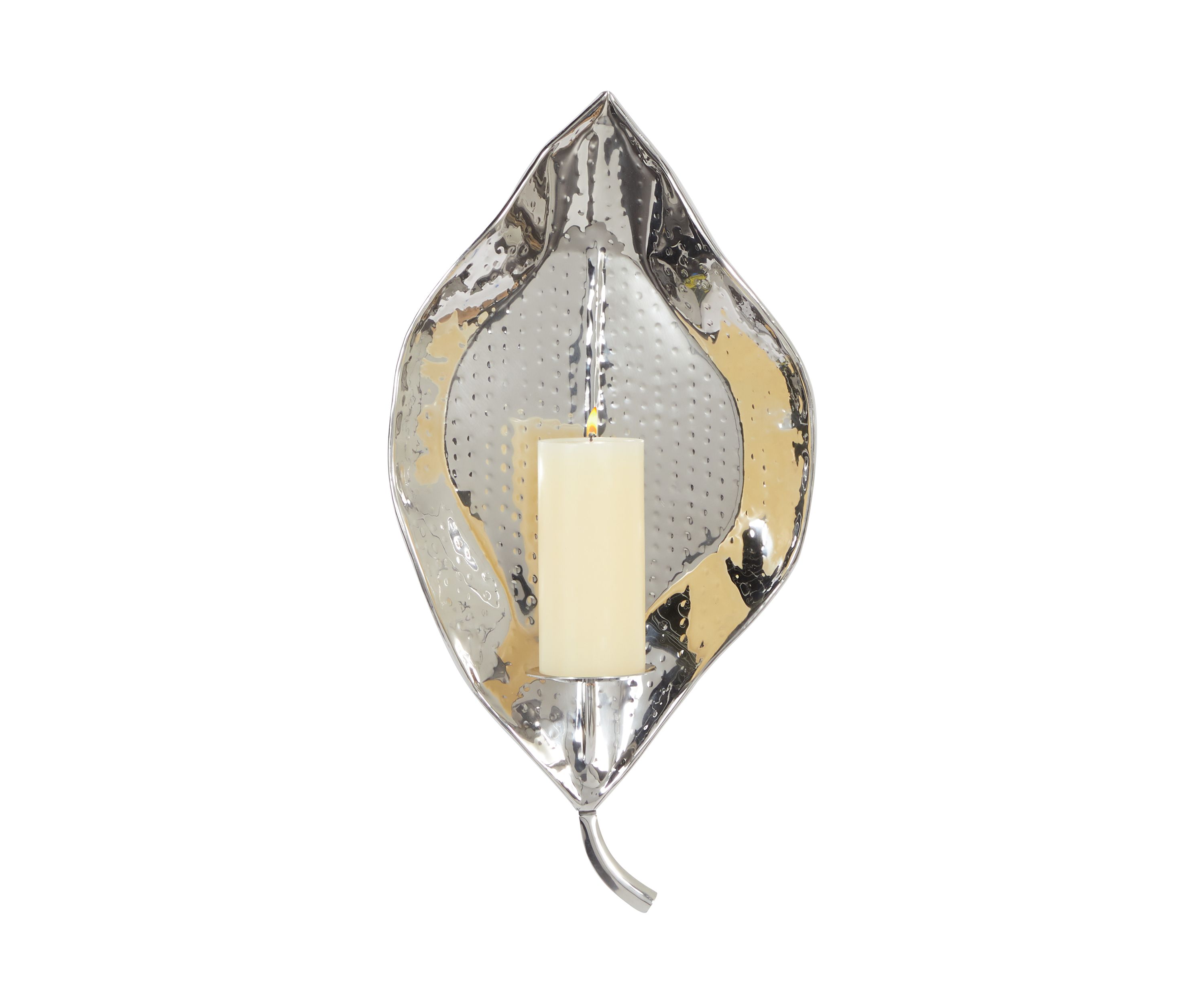 Contemporary Stainless Steel Metal Wall Sconce