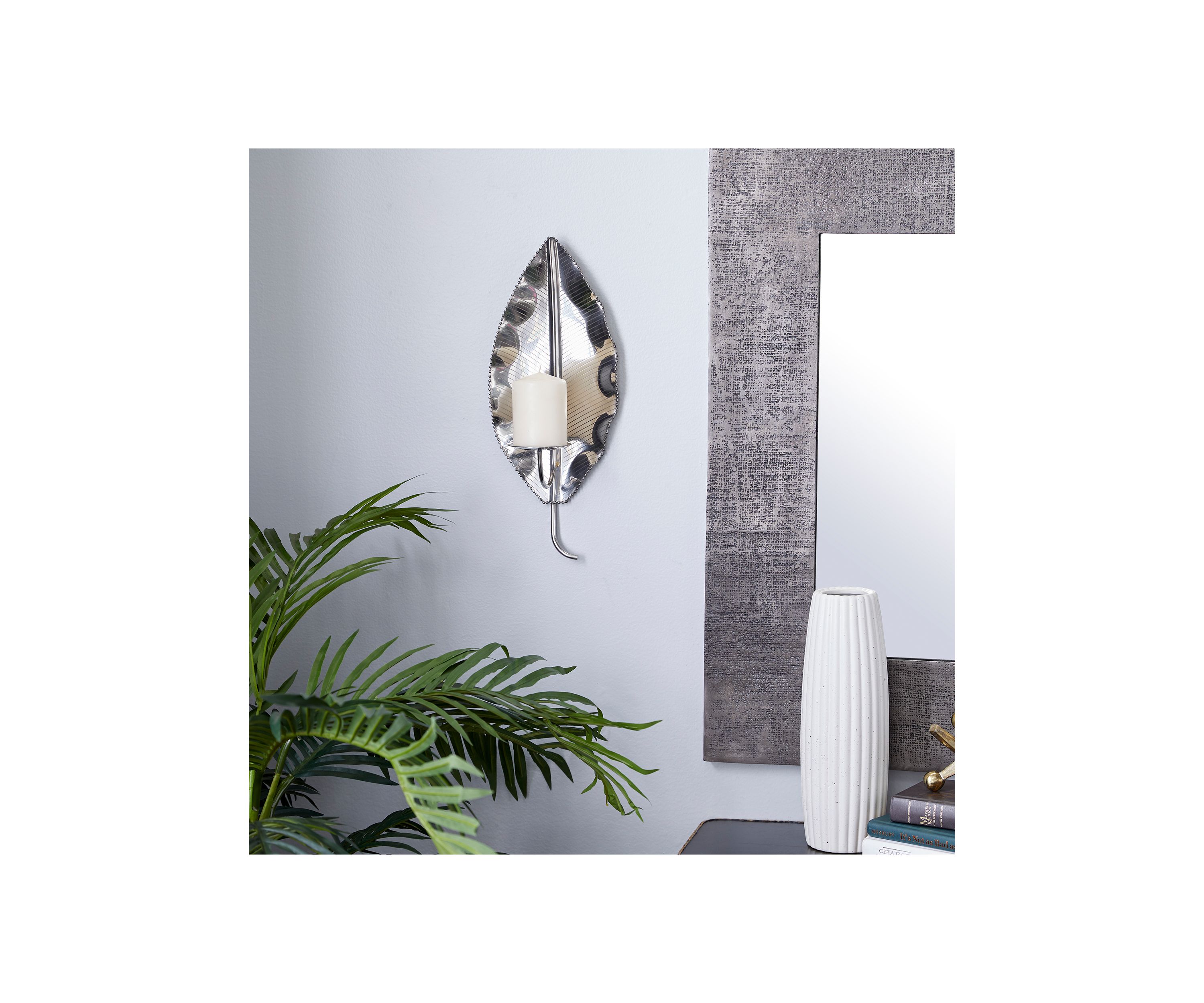 Contemporary Stainless Steel Wall Sconce