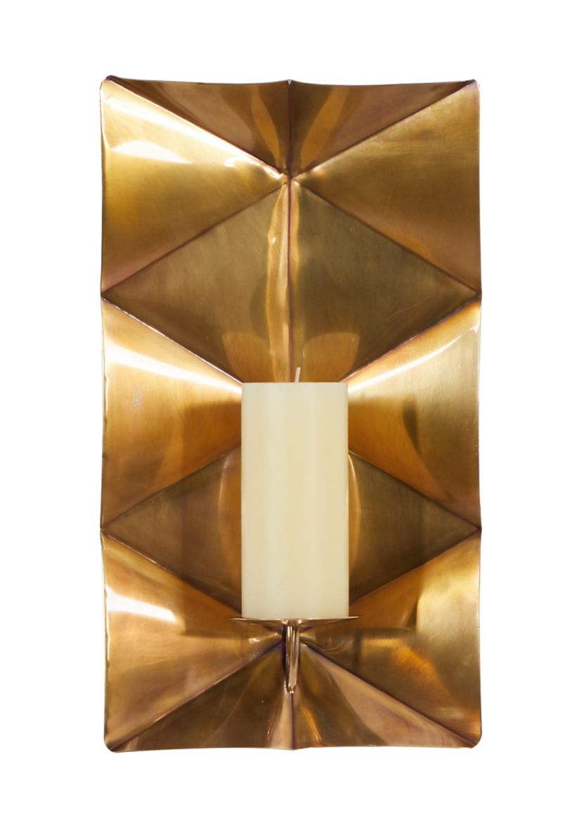 Contemporary Stainless Steel Metal Wall Sconce