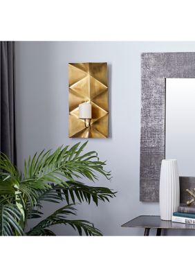 Contemporary Stainless Steel Metal Wall Sconce