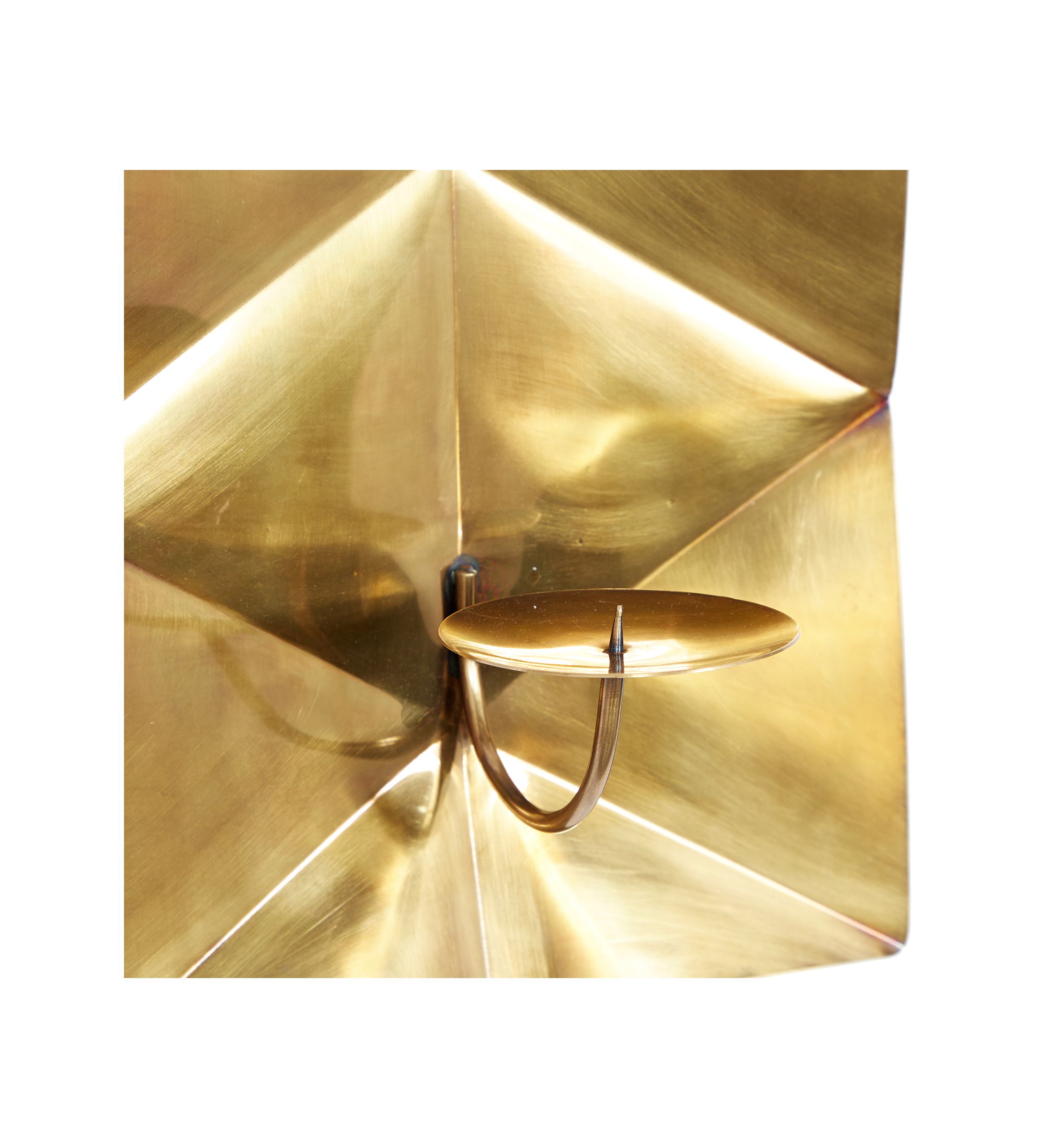 Contemporary Stainless Steel Metal Wall Sconce