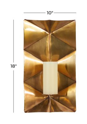 Contemporary Stainless Steel Metal Wall Sconce