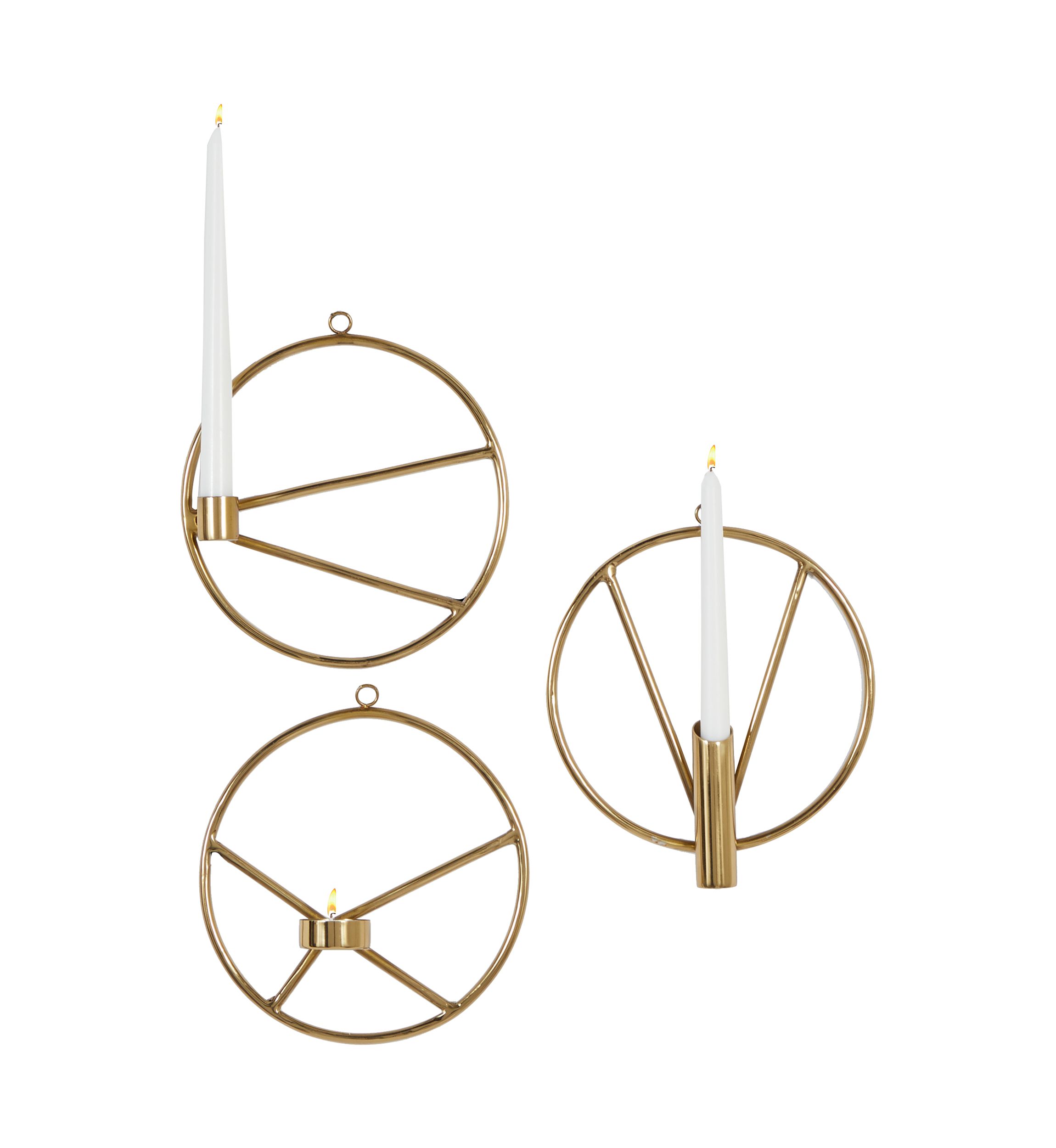 Modern Stainless Steel Wall Sconce - Set of 3