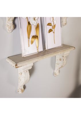 Farmhouse Wood Wall Shelf