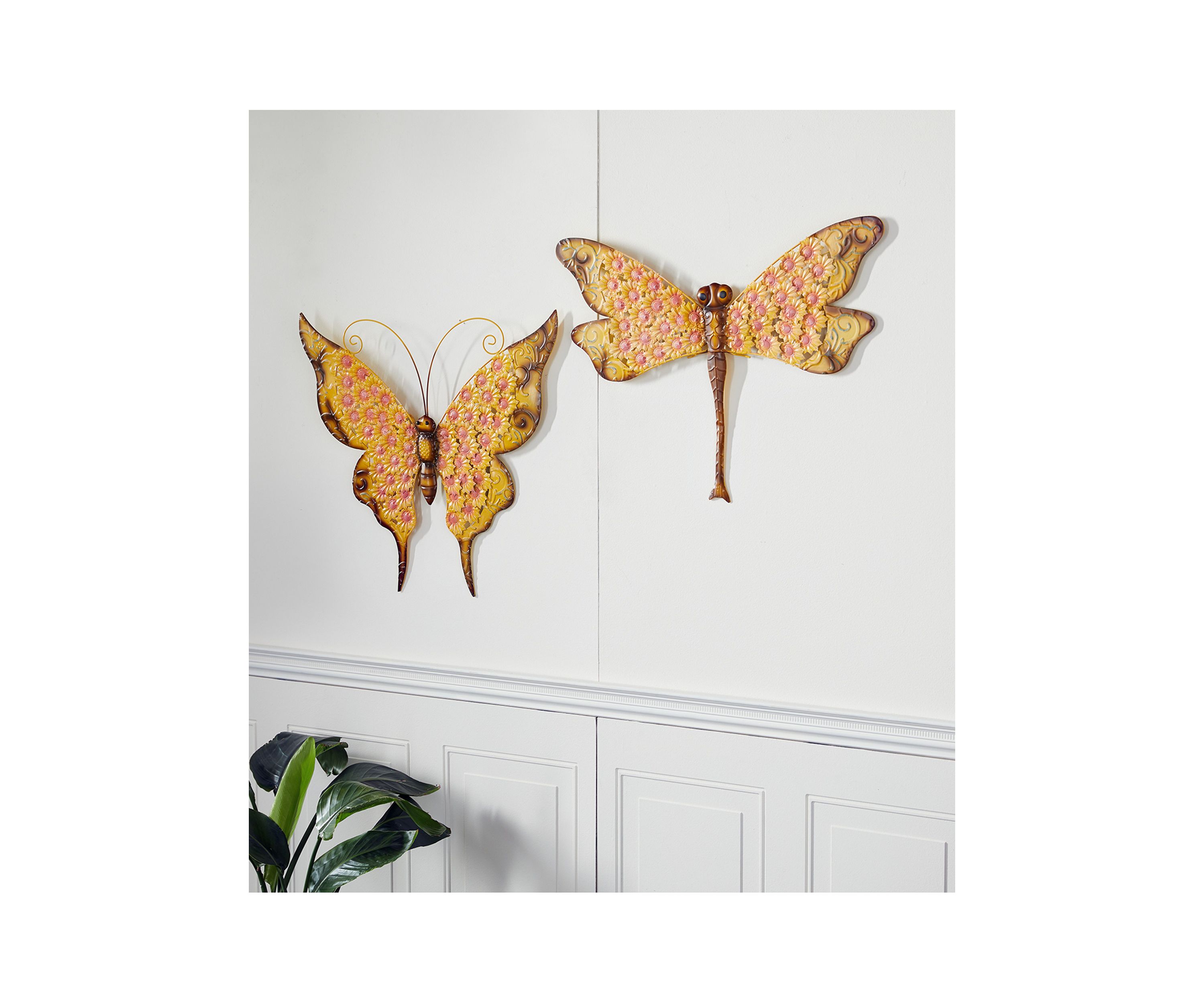 Farmhouse Metal Wall Decor - Set of 2