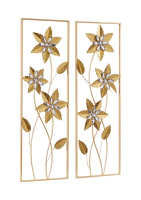 Contemporary Metal Wall Decor - Set of 2