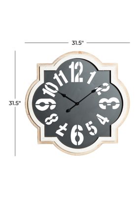 Farmhouse Metal Wall Clock