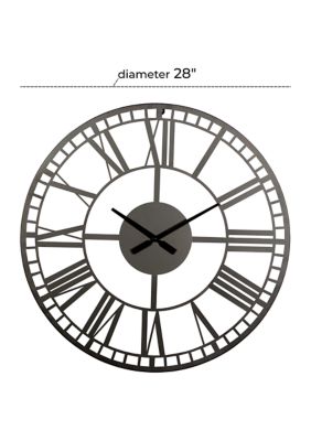 Contemporary Metal Wall Clock